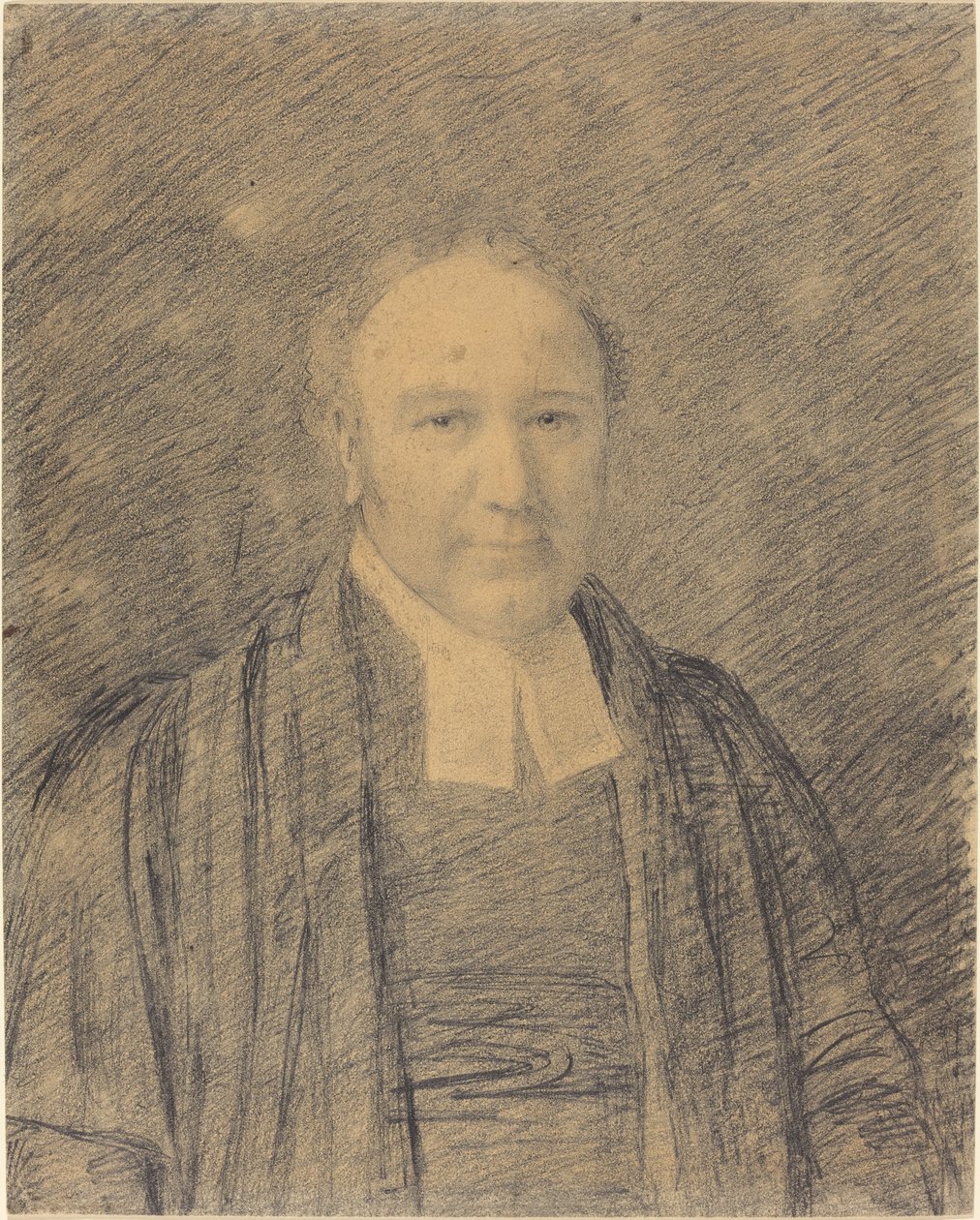 Portræt af en gejstlig halvlængde af John Constable