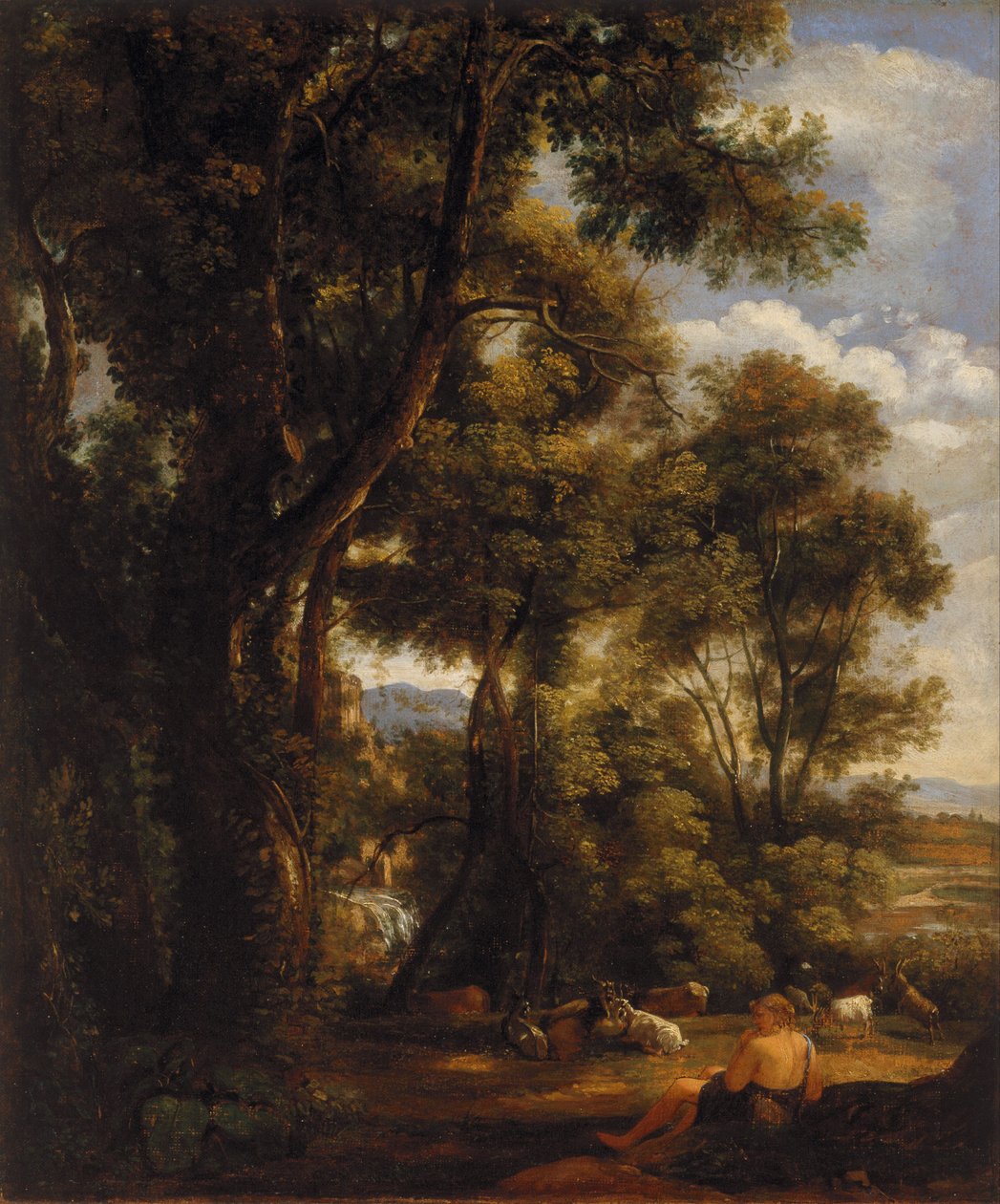 Landskab med geder og geder af John Constable