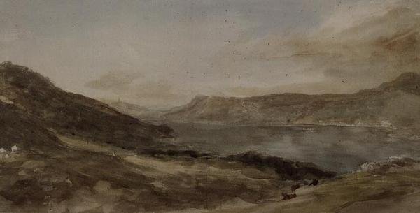 PD.77-1950 Windermere, ca.1806 (akvarel) af John Constable