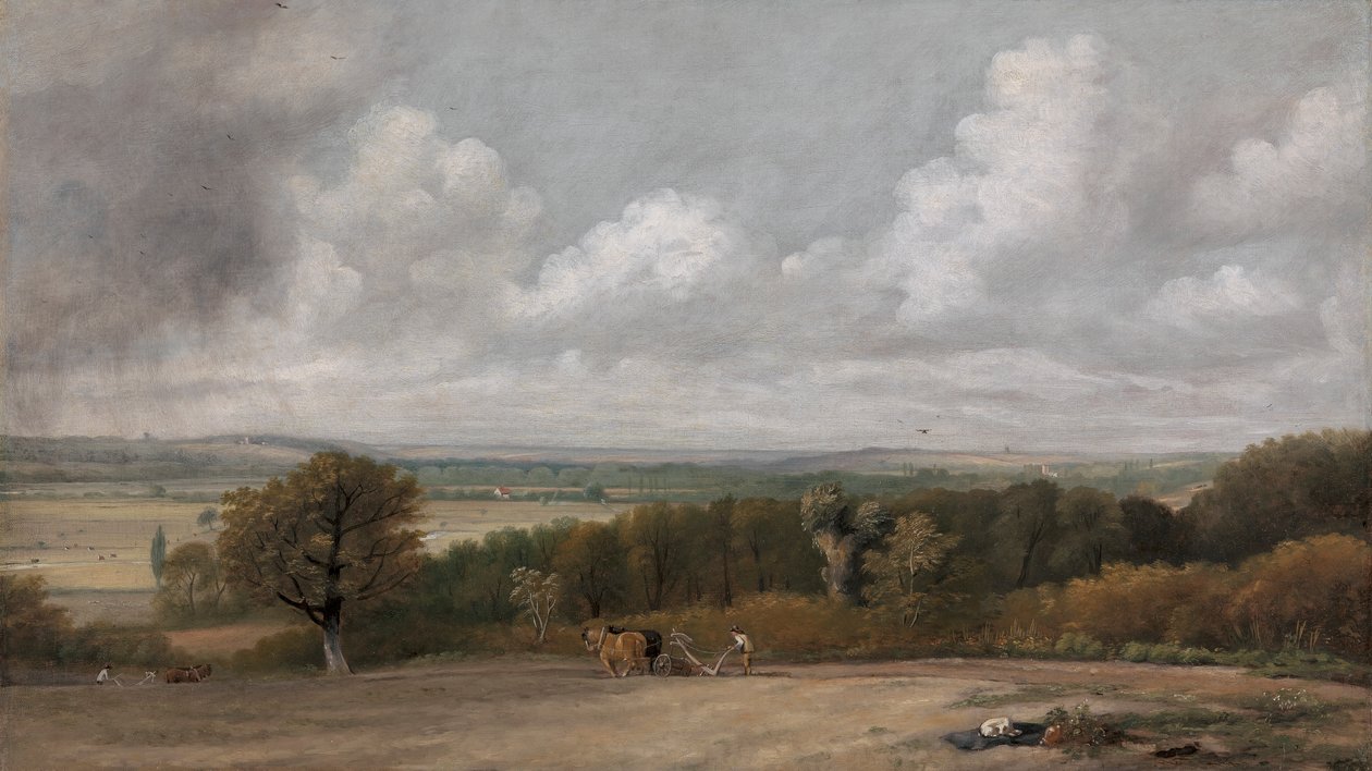 Pløjescene i Suffolk af John Constable