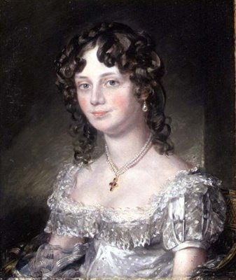 Portræt af fru Mary Fisher, hustru til John Fisher, ærkediakon af Berkshire, 1816 (se 74982) af John Constable