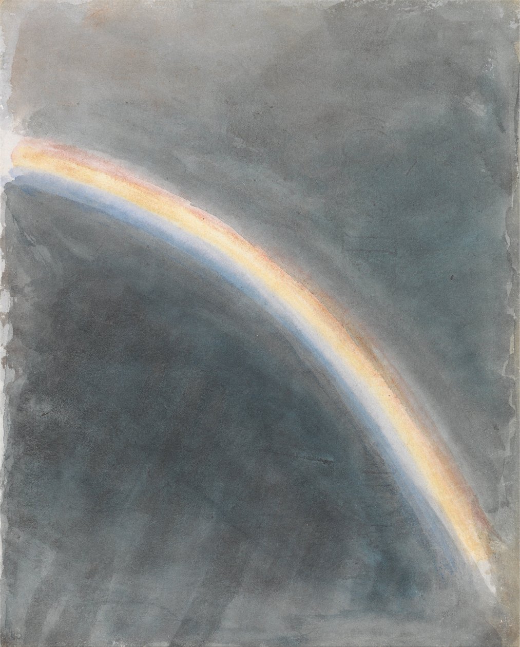 Himmelstudie med regnbue af John Constable