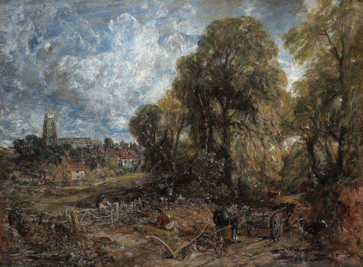 Stoke-by-Nayland af John Constable