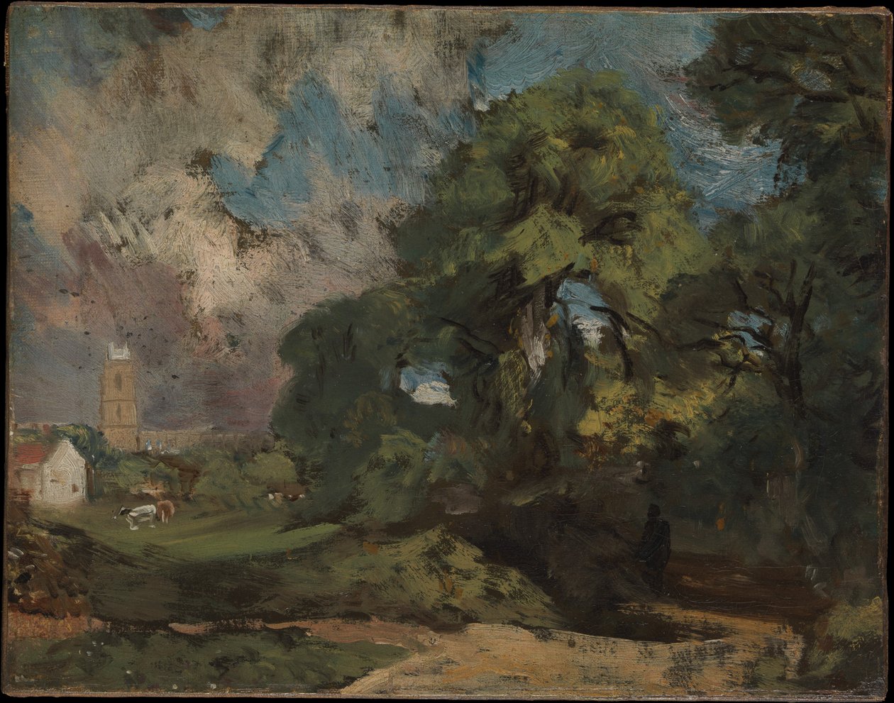 Stoke-by-Nayland af John Constable