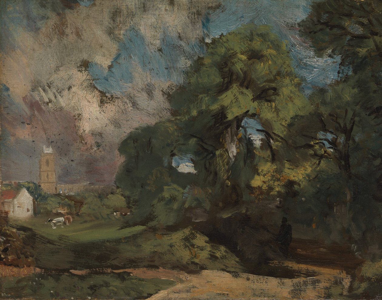 Stoke-by-Nayland, ca. 1810-11. af John Constable
