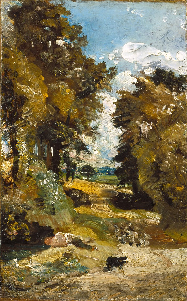 Kornmarken (olie på lærred) af John Constable
