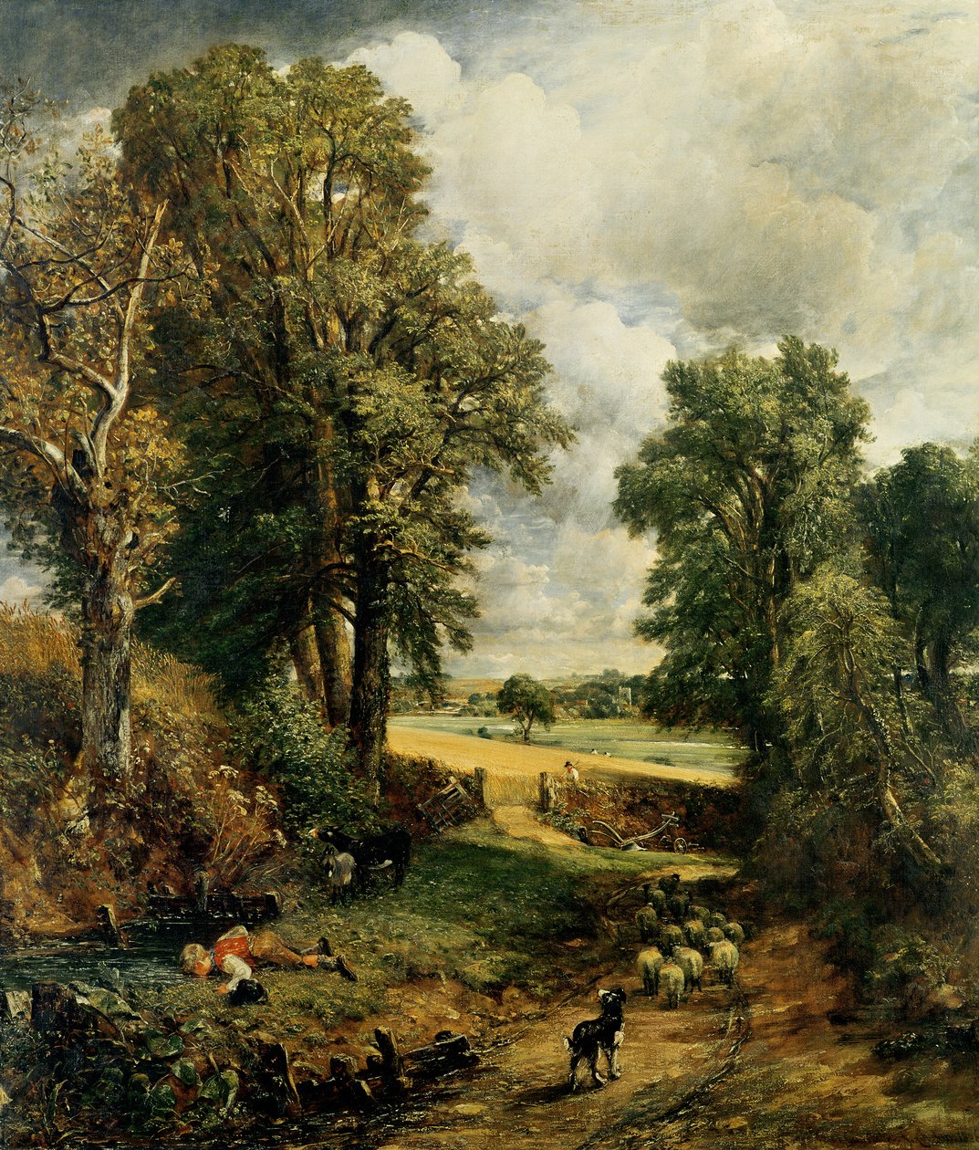 Kornmarken, 1826 af John Constable