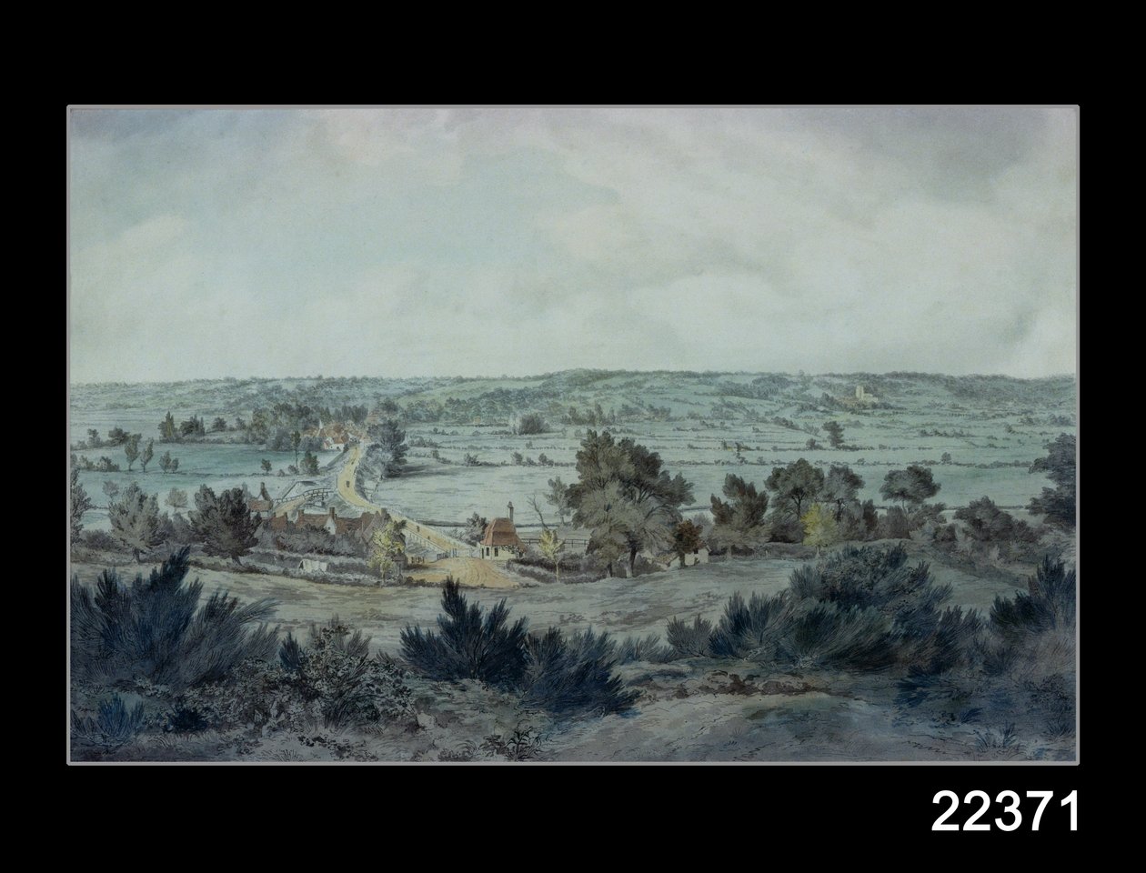 The Valley of the Stour, med Stratford St.Mary i det fjerne af John Constable