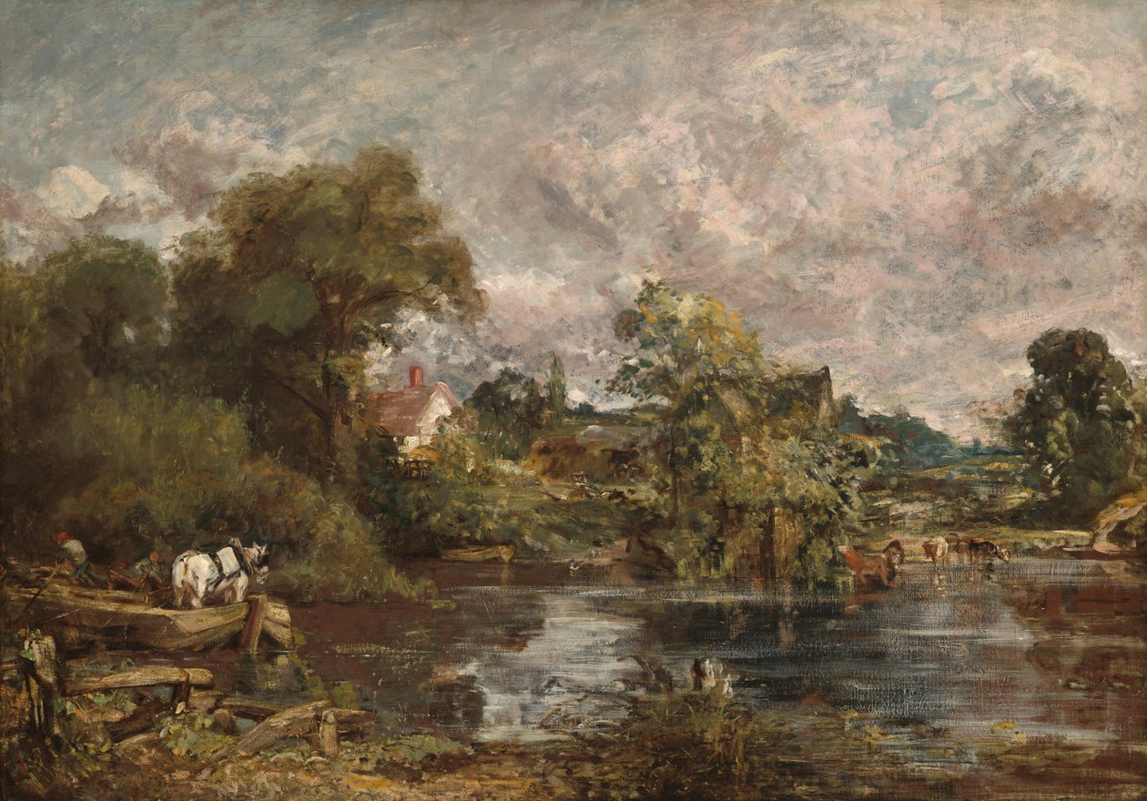 Den hvide hest, 1818-1819. af John Constable