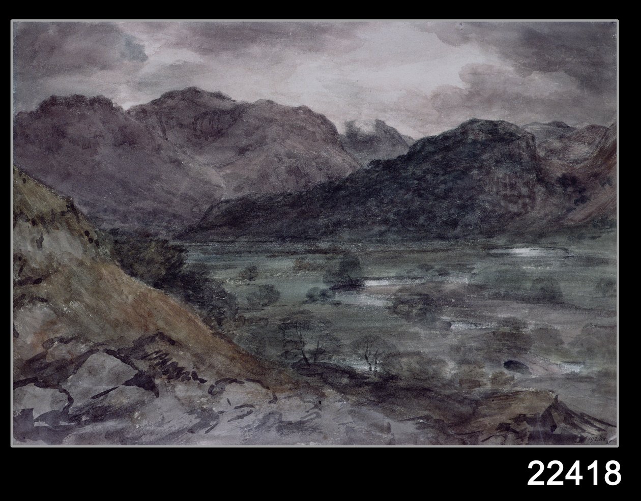 Udsigt i Borrowdale af John Constable