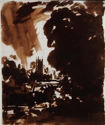 Udsigt på Stouren af John Constable