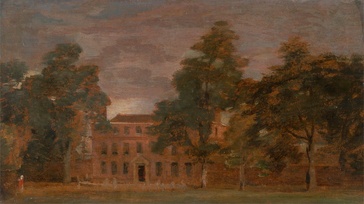 Vestre Loge, Østre Bergholt, mellem 1813 og 1816. af John Constable