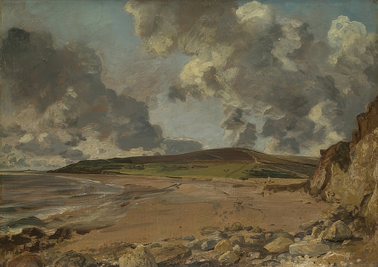 Weymouth Bay: Bowleaze Cove og Jordon Hill. 1816-17 af John Constable