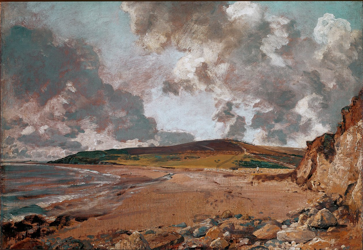 Weymouth Bay-maleri af John Constable (1776-1837) 1824 ca. Sol. 53,3x74,9 cm London, Victoria and Albert museum af John Constable