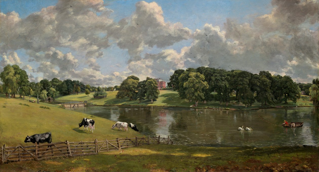 Wivenhoe Park, Essex, 1816. af John Constable