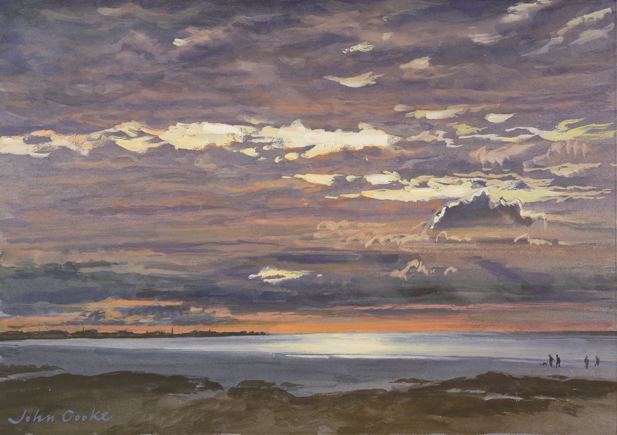 Aften, Ouistreham, 2000 af John Cooke