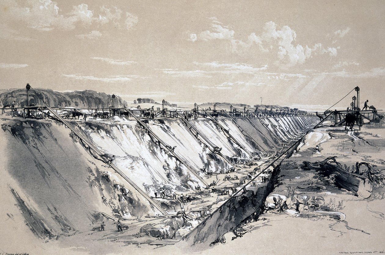 Tring Cutting, Hertfordshire af John Cooke Bourne