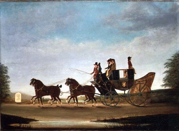 London til Oxford Coach af John Cordrey