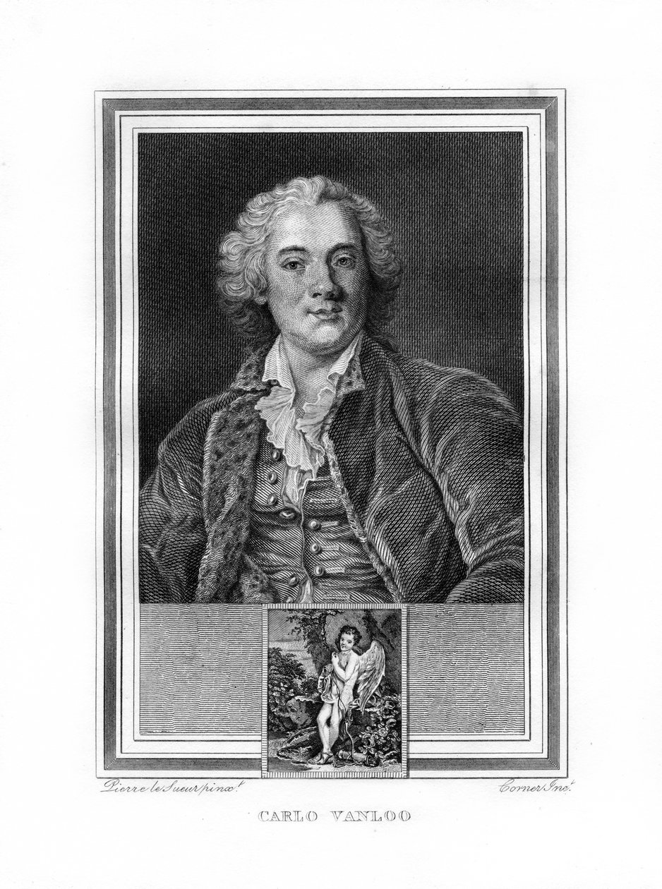 Carle eller Charles-Andre van Loo, fransk emnemaler, 1825. af John Corner
