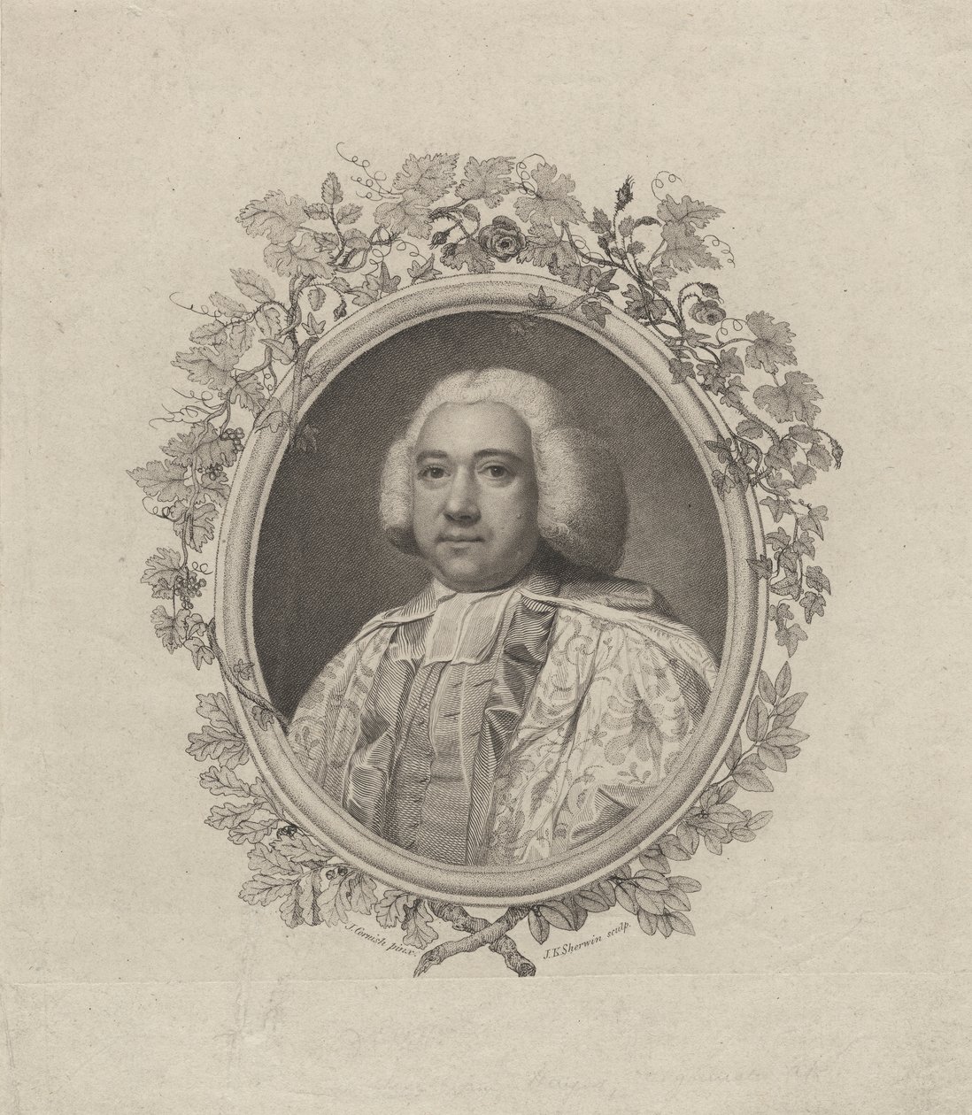 William Hayes, graveret af John Keyse Sherwin (ca. 1751-90), ca. 1775 (stipple gravering) af John Cornish