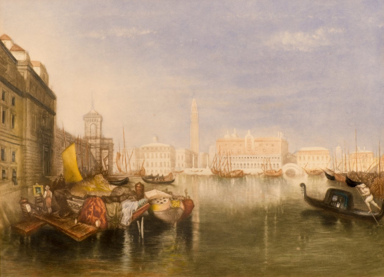 Venedig (mezzotint) af John Cother Webb