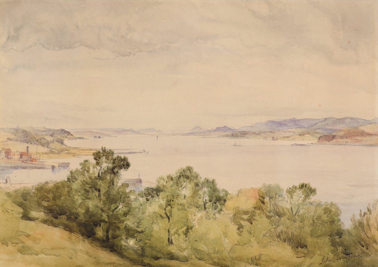 The Forth fra Queensferry af John Crawford Wintour