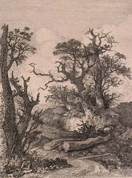 På Marlingford, pub. af J. & W. Freeman af John Crome
