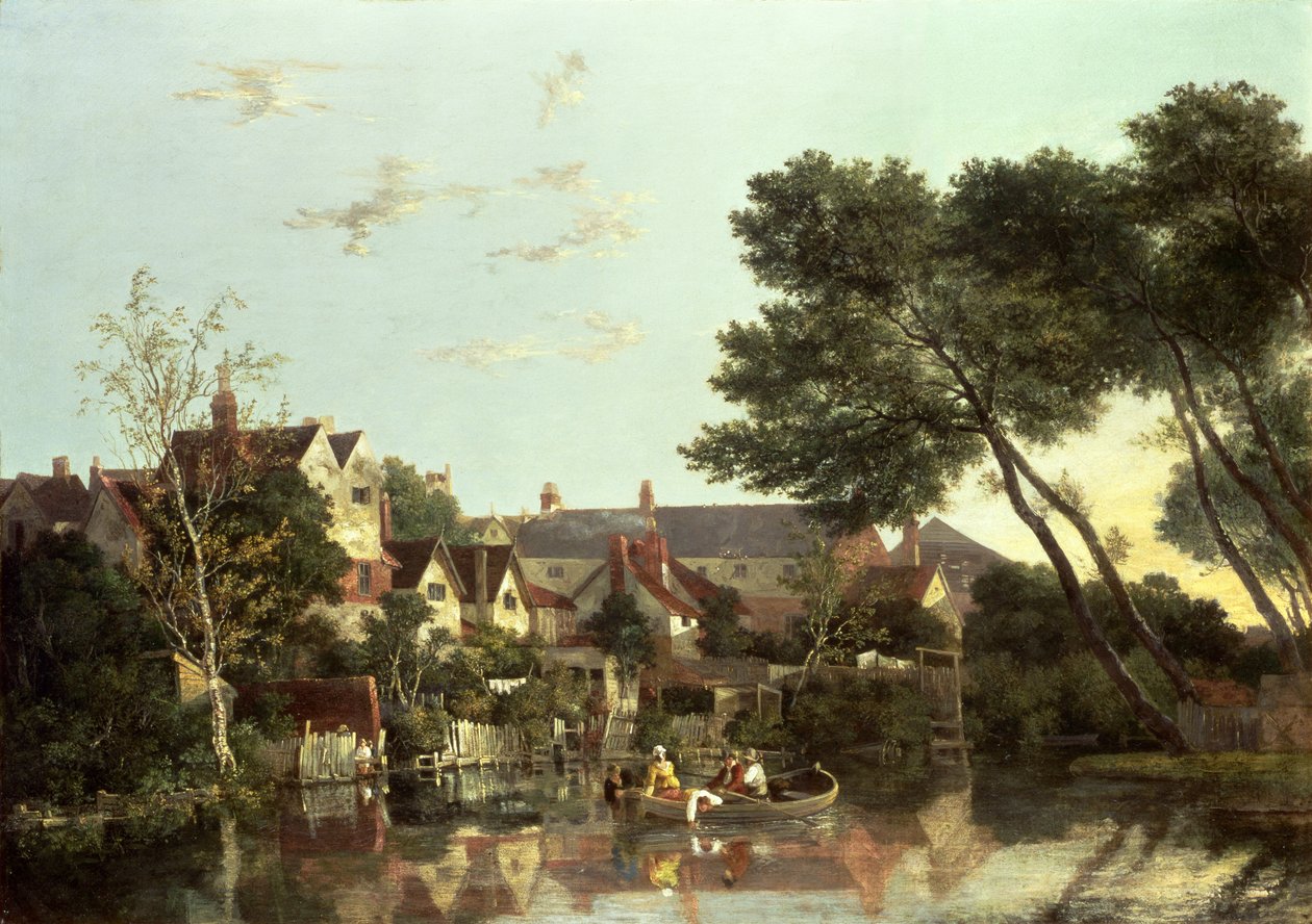 Norwich River, eftermiddag, ca. 1812-19 af John Crome