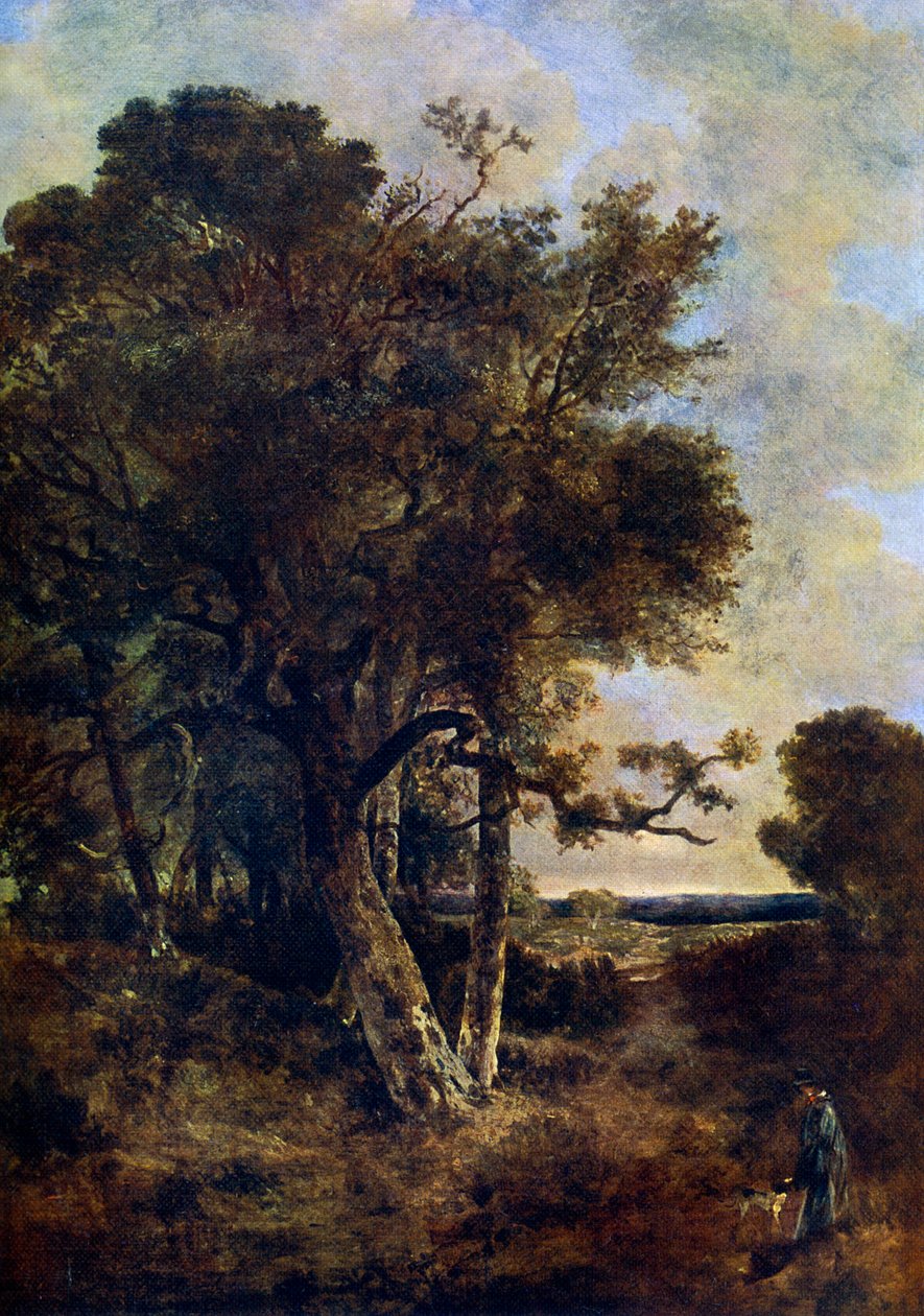 Om skovens skørter, c1788-1821, 1912. af John Crome
