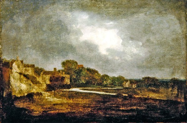 Udsigt ved Hellesdon (olie på lærred) af John Crome
