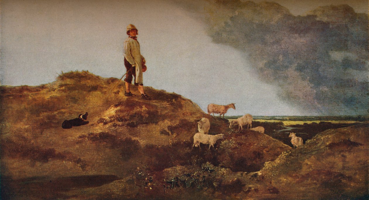 Udsigt på Mousehold Heath, nær Norwich, c1812. af John Crome
