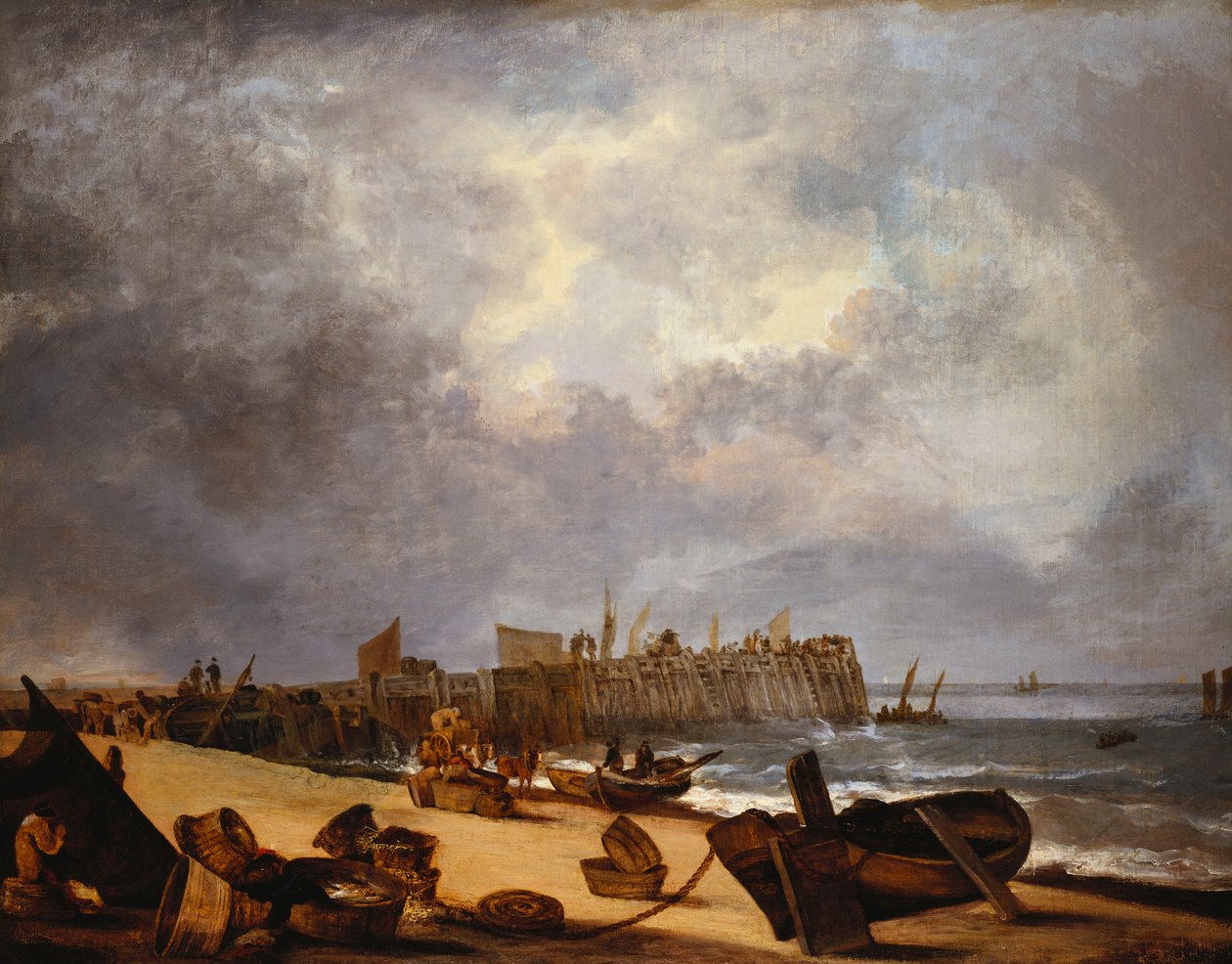 Yarmouth Jetty af John Crome