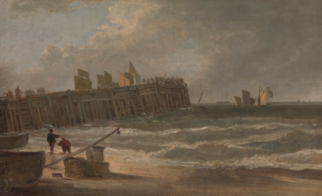 Yarmouth Pier af John Crome