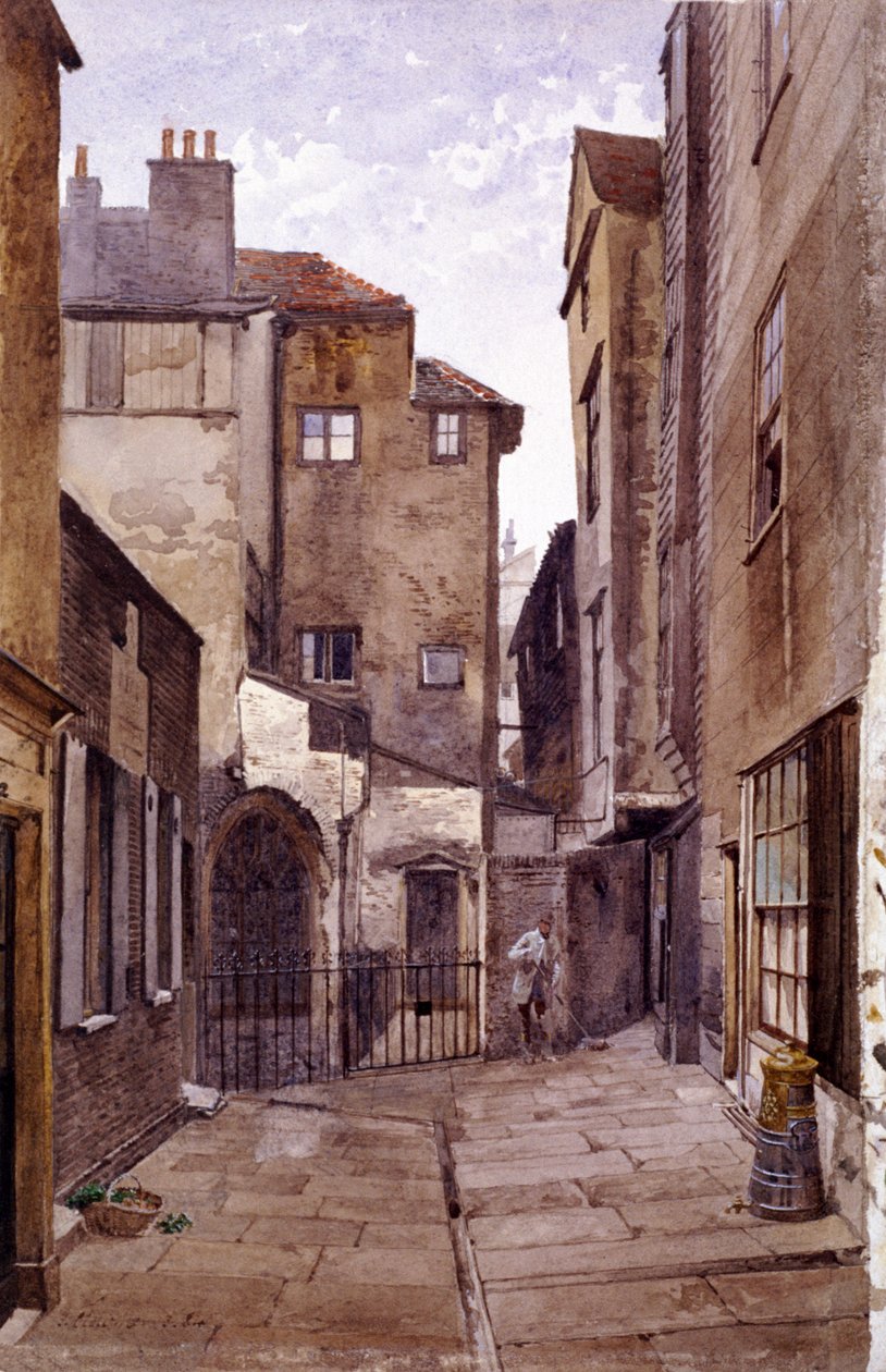 Cloth Fair, London, 1884 af John Crowther
