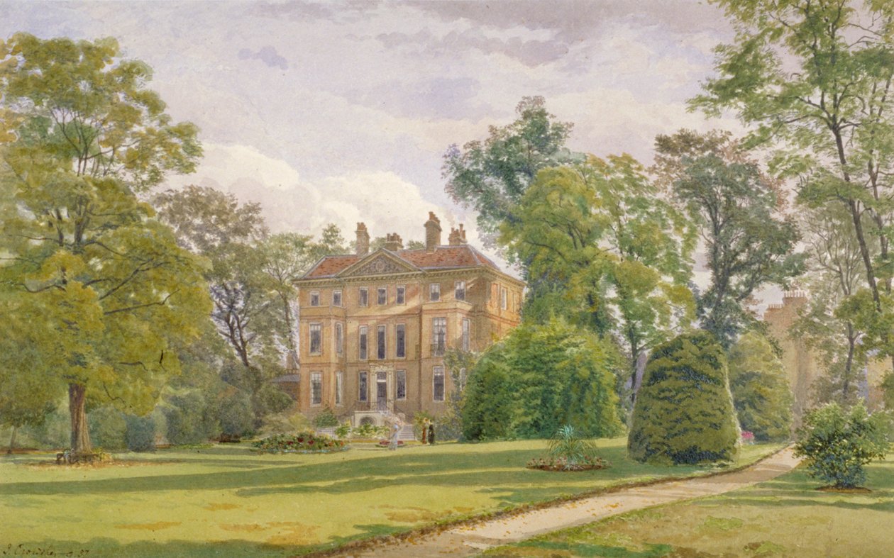 Havefronten til Wandsworth Manor House, St John