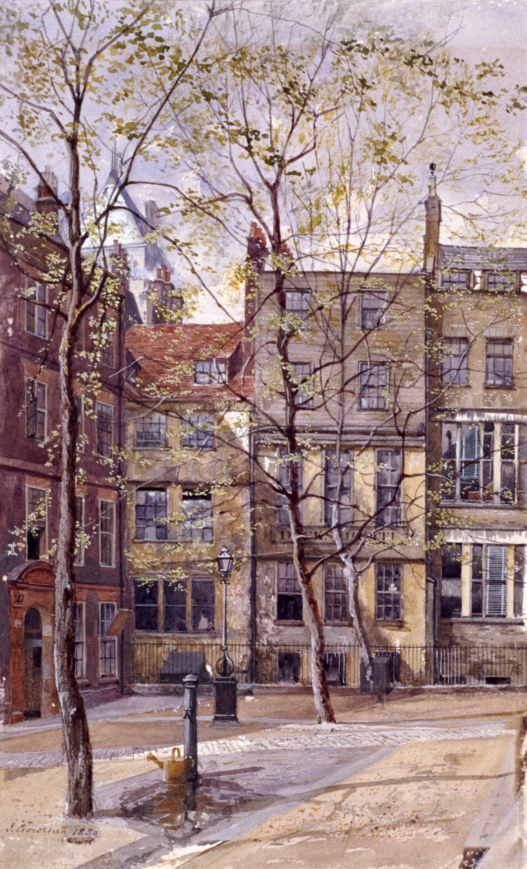 Inner Temple, London, 1880 af John Crowther