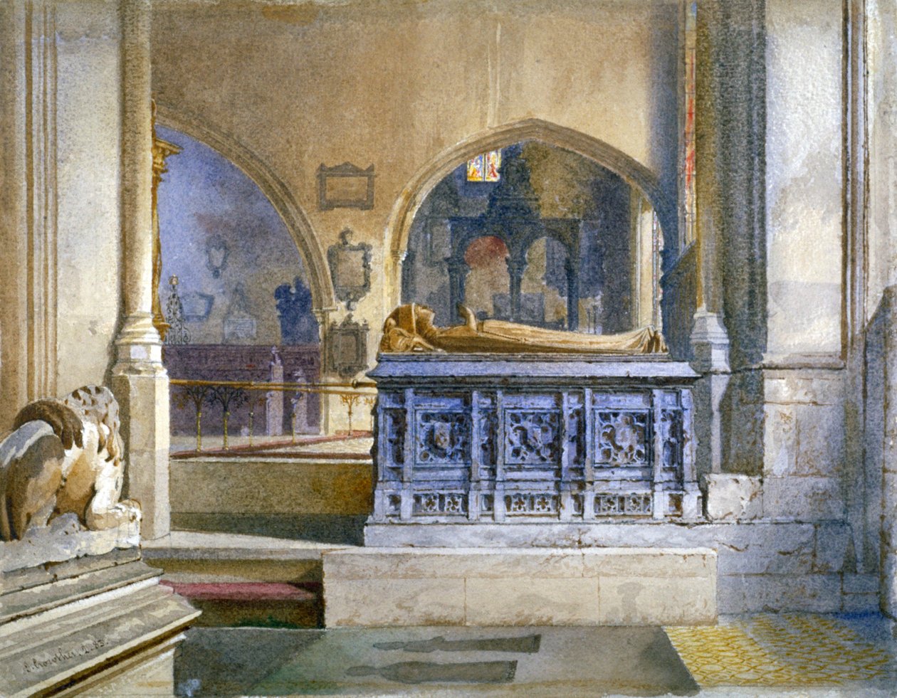 Lord og Lady Crosbys monument i St Helen