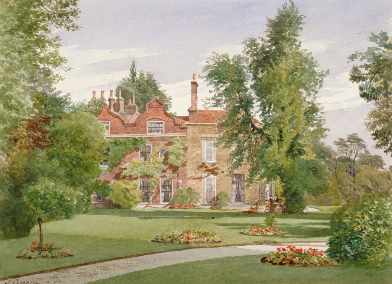 Sidebillede af Raleigh House, Brixton Hill, Lambeth, London, 1887 af John Crowther
