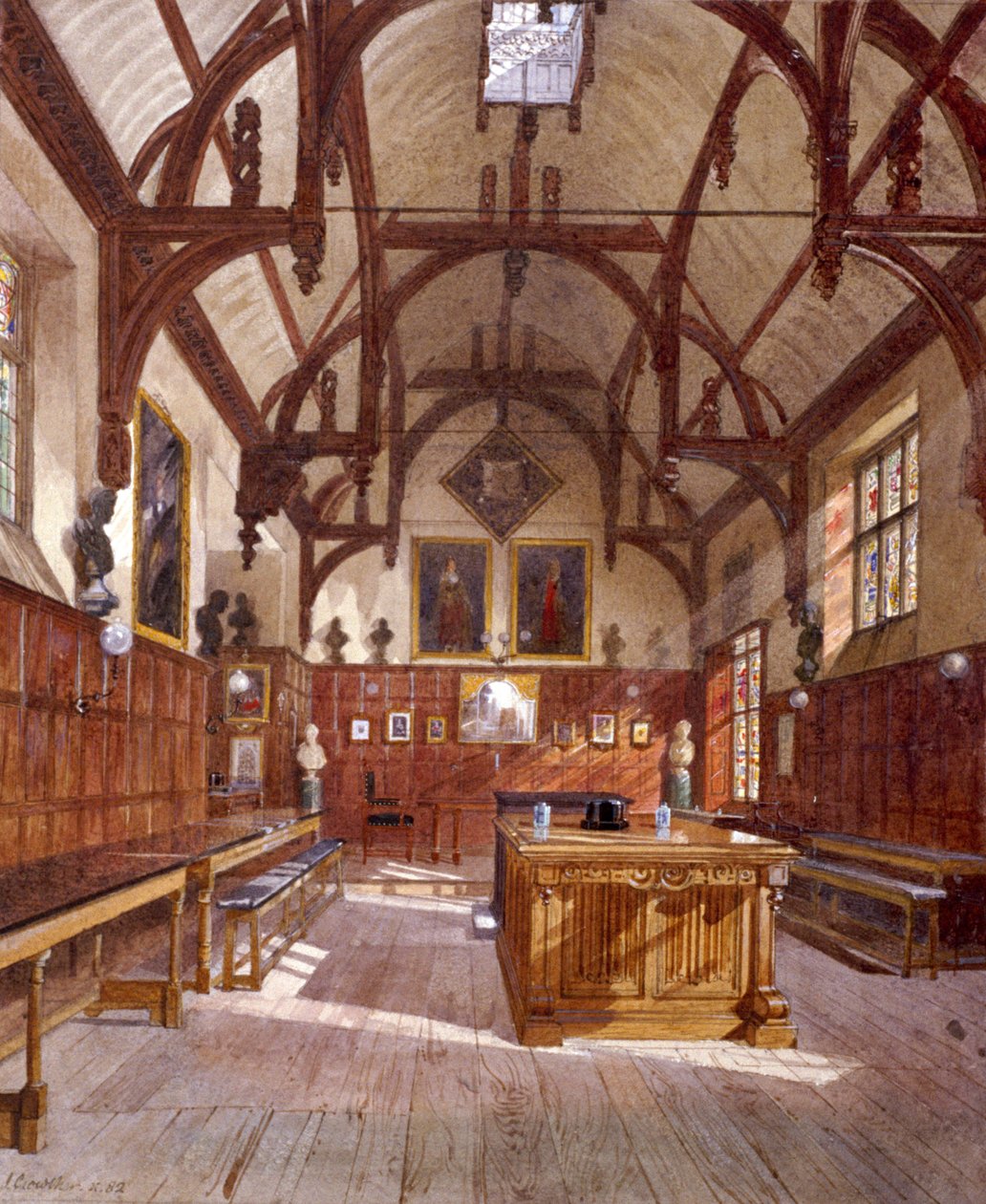 Staple Inn hall, London, 1882 af John Crowther