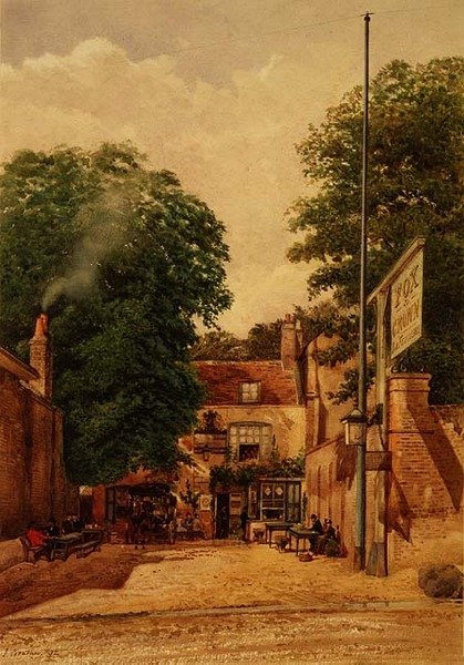 Ræven og kronen, Highgate af John Crowther