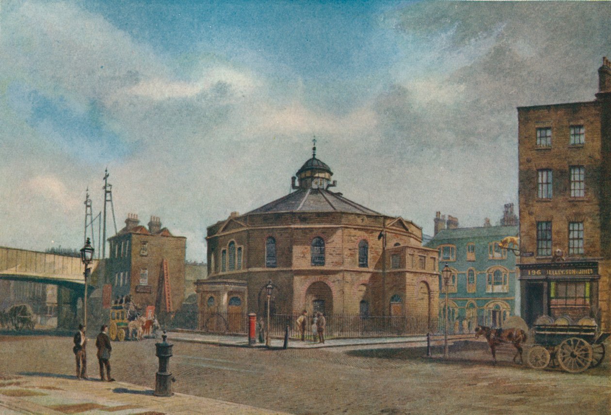 The Surrey Chapel, Blackfriars Road, nr. 196 Blackfriars Road, Southwark, London, 1881 1926 af John Crowther