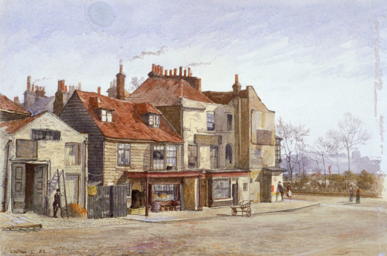 Udsigt over Lawrence Street, Chelsea, London, 1882 af John Crowther