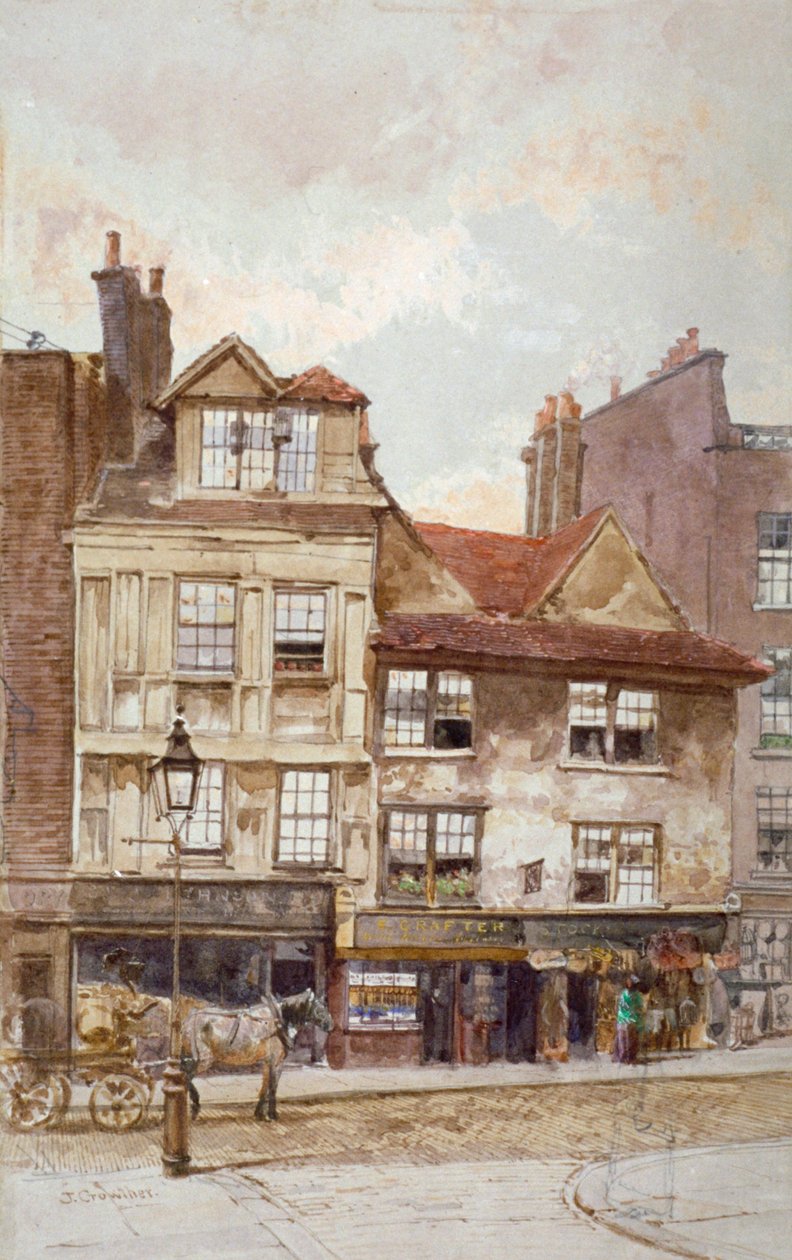 Udsigt over nr. 87-89 Drury Lane, Westminster, London, c1880 af John Crowther