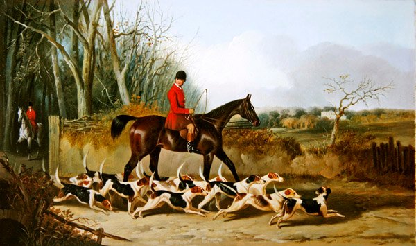 Croxteth Harriers, bagsiden af Stanfield (olie på lærred) af John Dalby