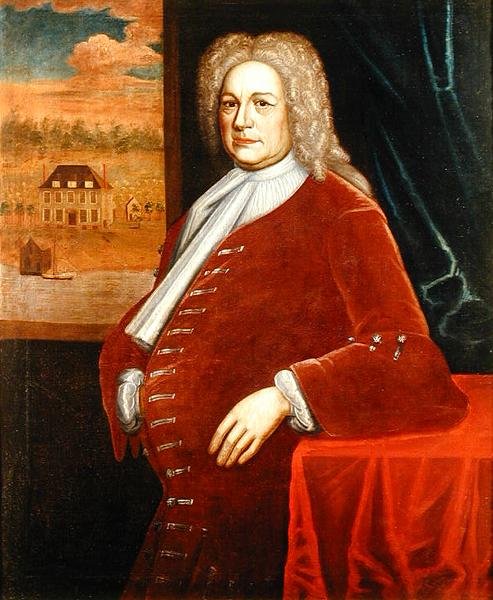 Portræt af Arent Schuyler (olie på linned) af John Dawson Watson