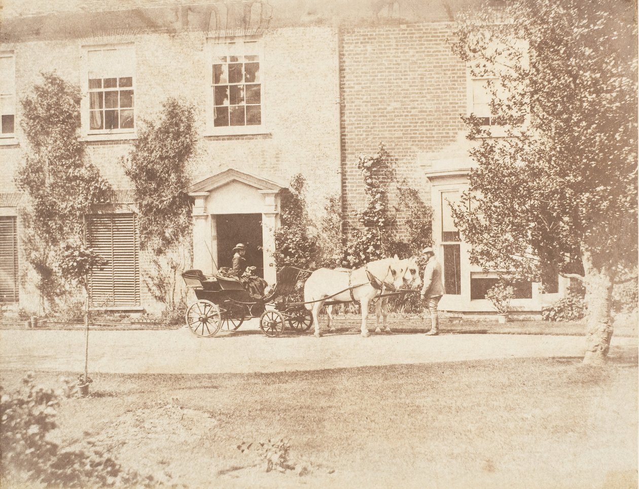 Oakley Cottage, 1853-56. af John Dillwyn Llewelyn