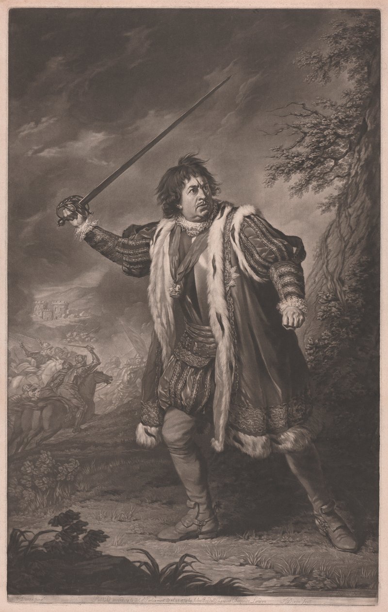 David Garrick som Richard III af John Dixon