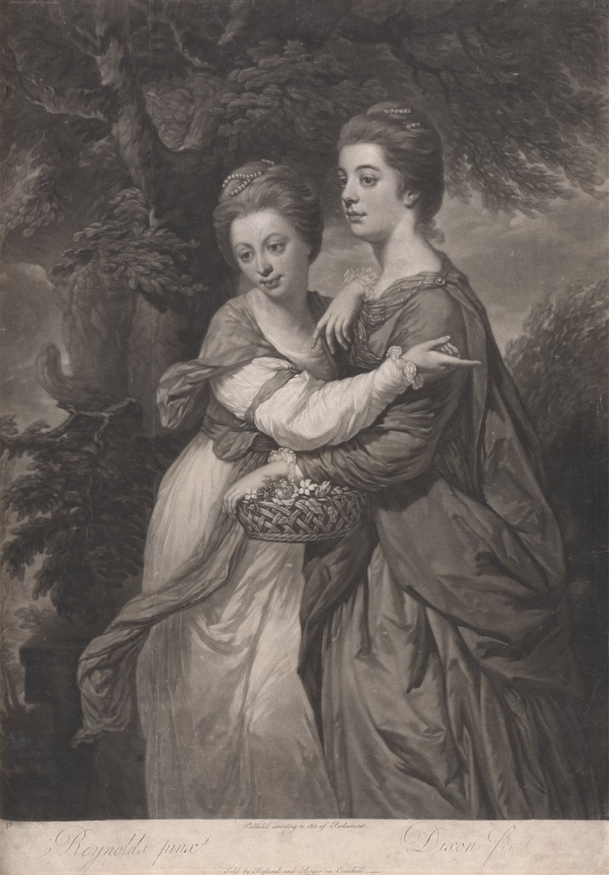 Elizabeth og Emma Crewe af John Dixon