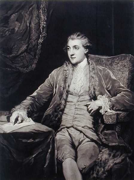 Portræt af hertugen af Leinster (1722-73) (litho) af John Dixon