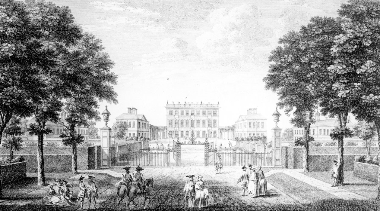 Cliveden House nær Maidenhead Bridge i County of Bucks, 1753 af John Donowell